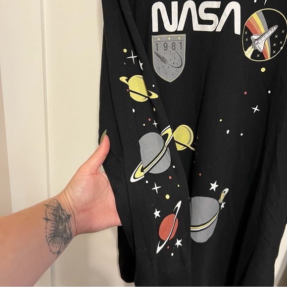 NASA Black Long Sleeve Shirt - Picture 3 of 6